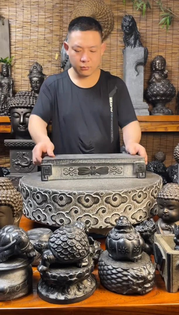 石材40*20*8底座天然青石雕刻