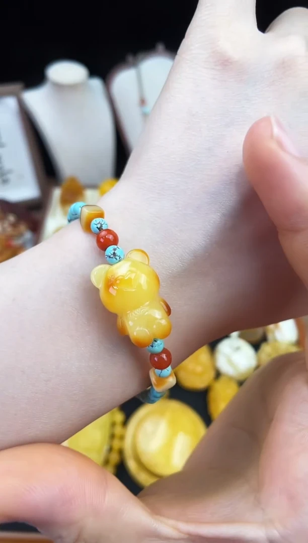 琥珀未镶嵌珠宝奇石柒月
