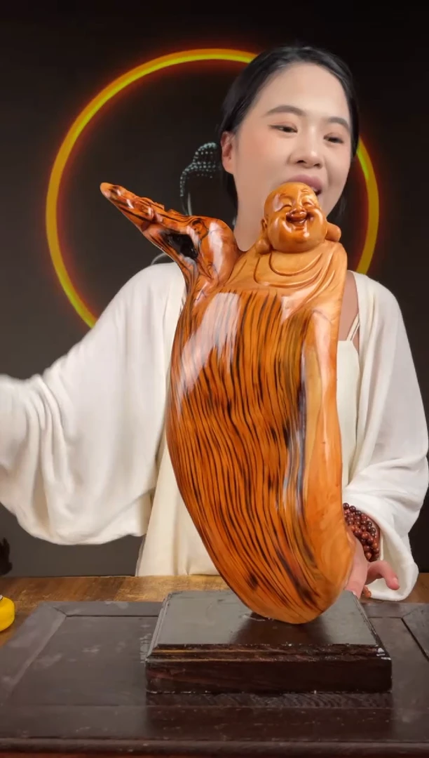 柏木（崖柏）手工摆件,先抢先得! 编号:33