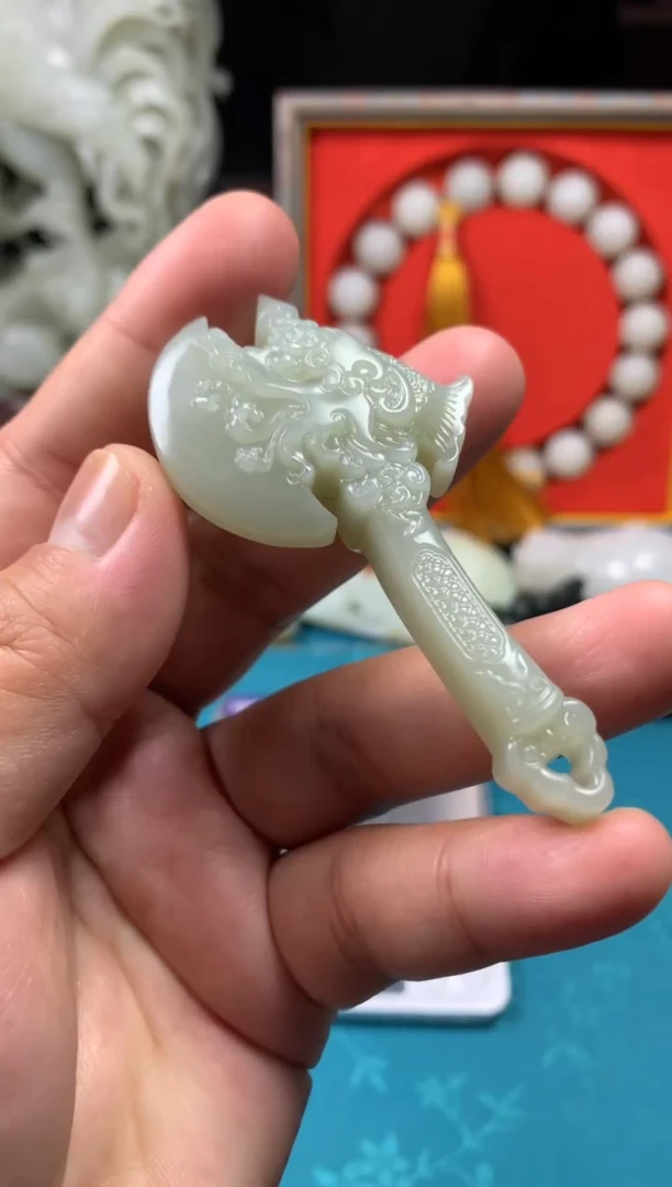 颈饰未镶嵌和田玉拍一发一