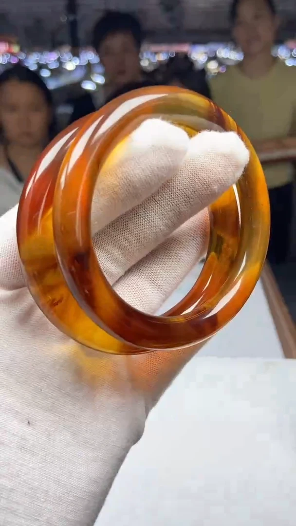 定制琥珀天然琥珀多样性发其一（圈口52-63）FS005099