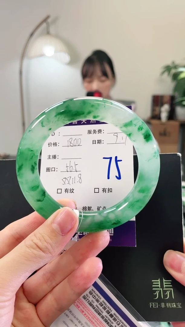 未镶嵌手镯石英质玉75