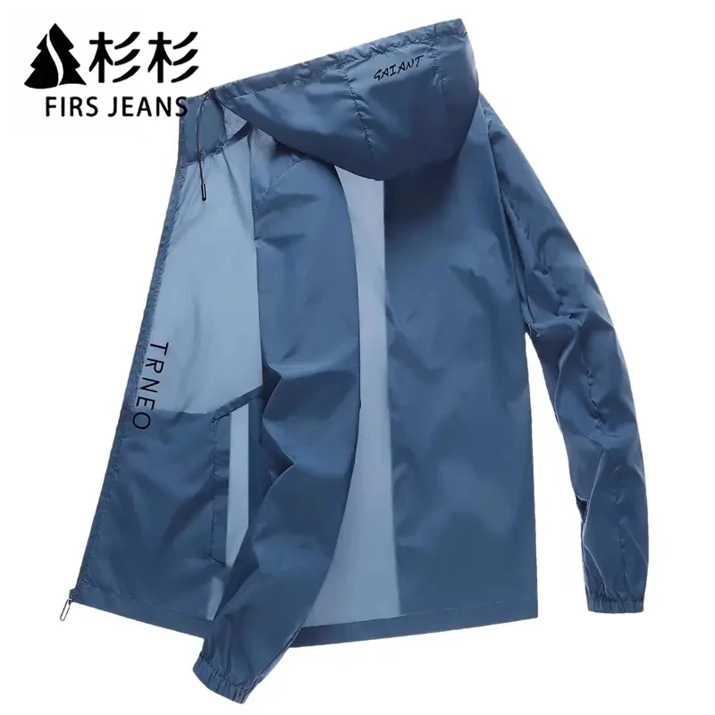 FIRS JEANS杉杉冰丝防晒衣男士夏季新款潮流休闲夹克轻薄防晒外套