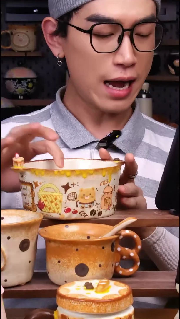 碗景德镇可爱设计师款陶瓷