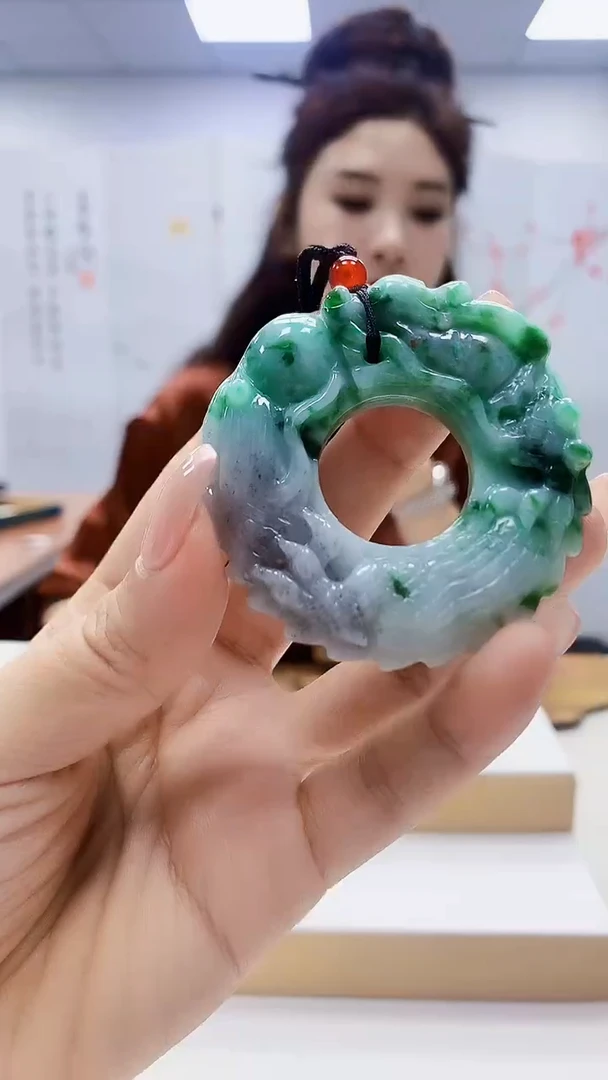 未镶嵌定制翡翠4829ty-毛货挂件20