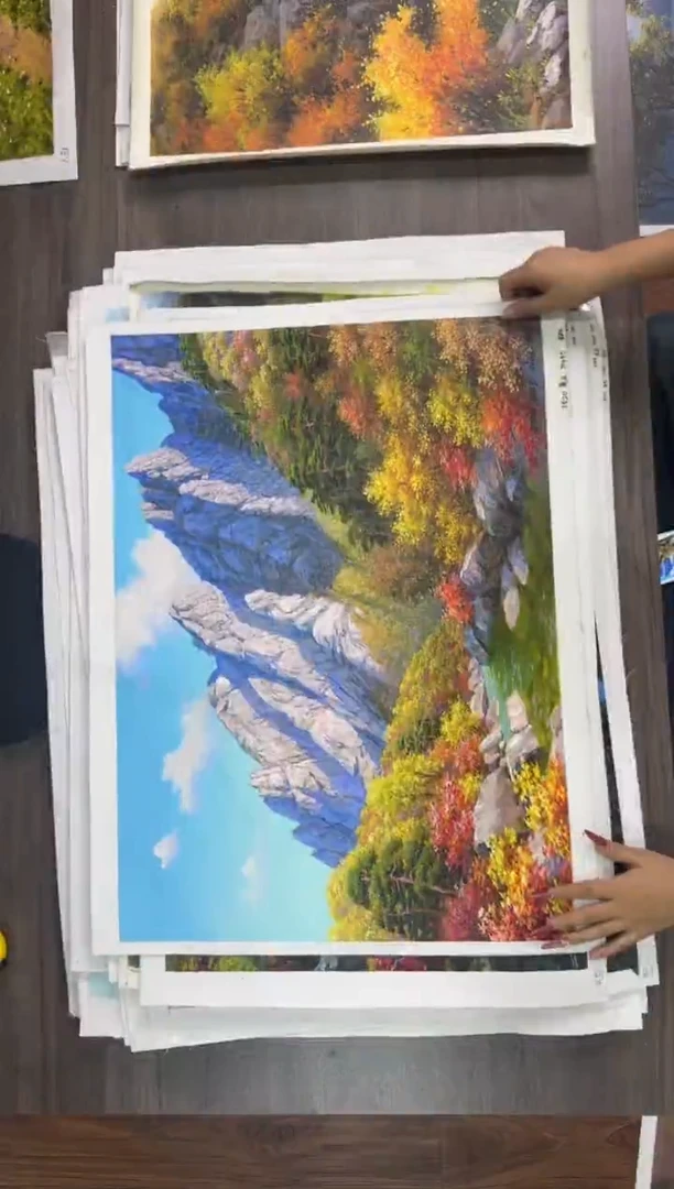 油画【126号】约50*70cm丨朝鲜原创纯手绘孤品油画丨顺丰包邮