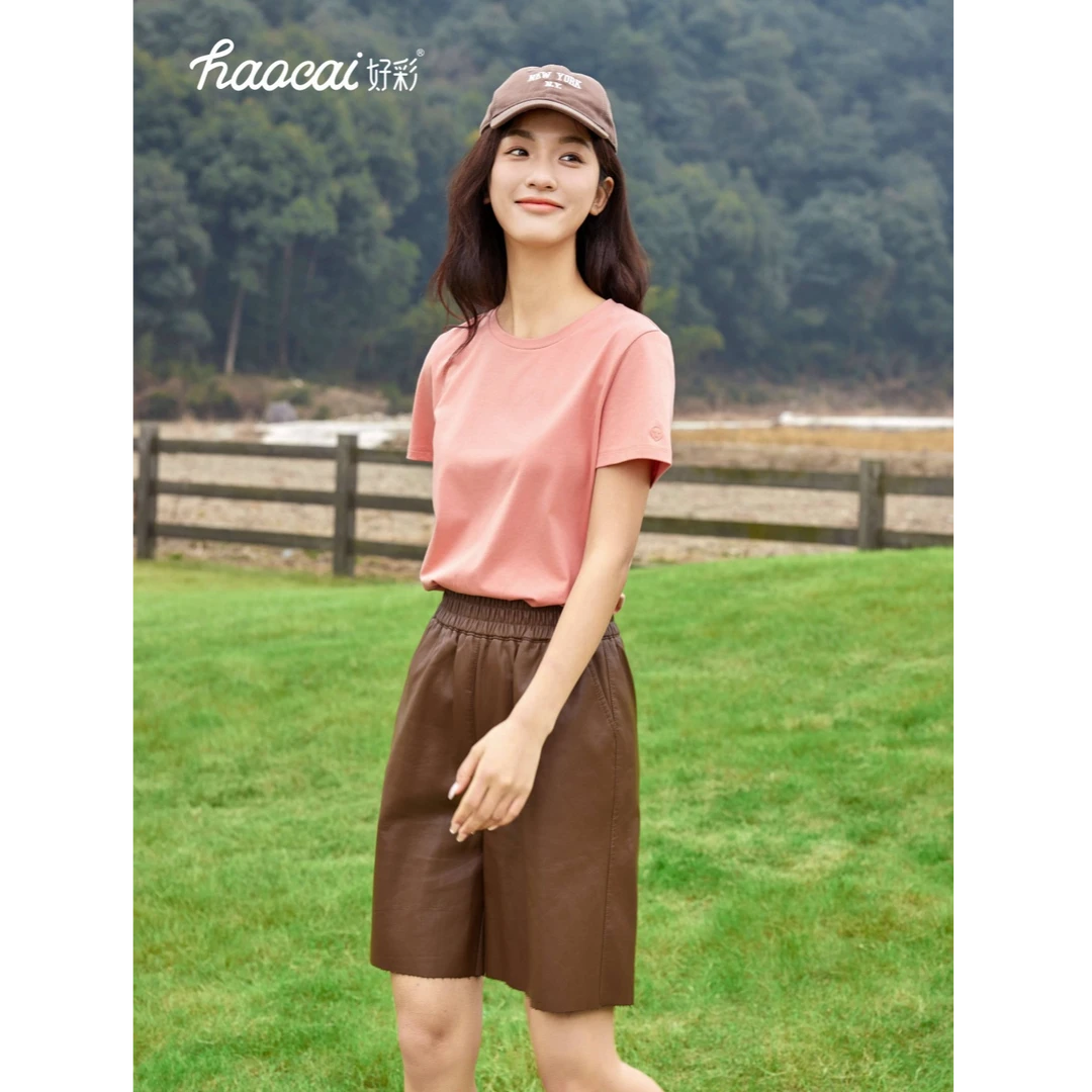 夏季T 恤舒适百搭纯色483和480和482