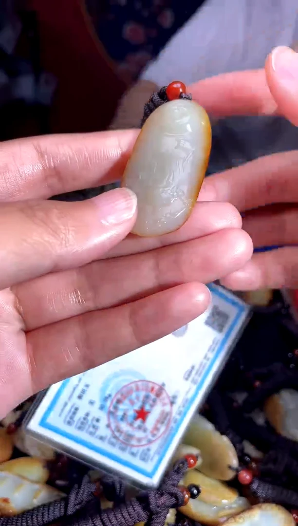 和田玉未镶嵌挂件1