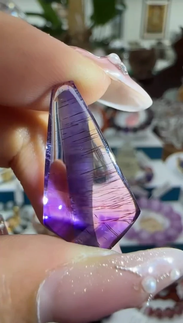 吊坠未镶嵌水晶超七吊坠无孔 JP39882宋