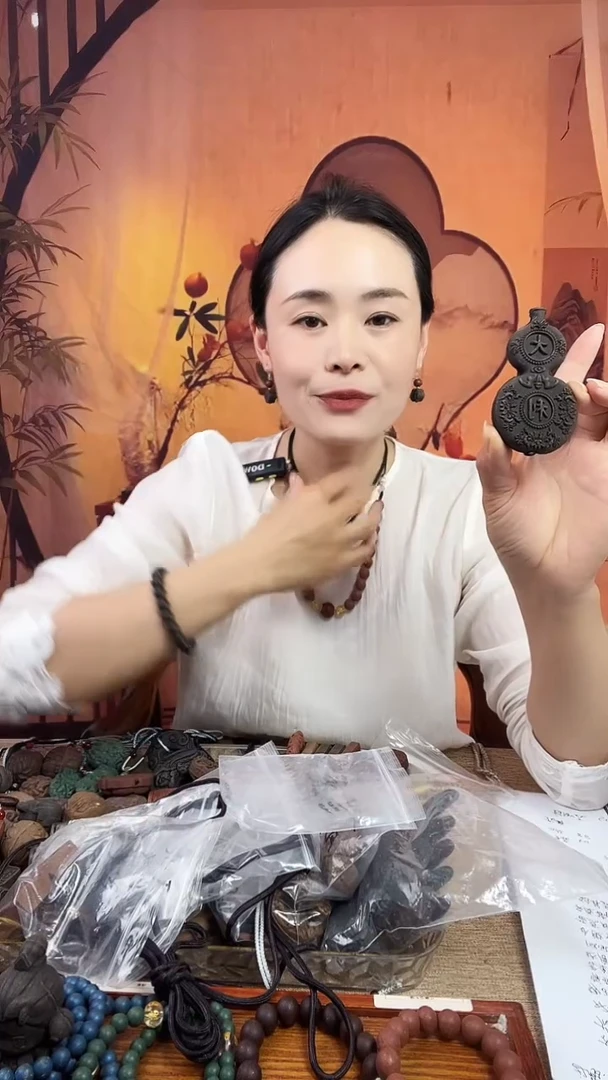 泥塑玉兰香方大吉大利葫芦