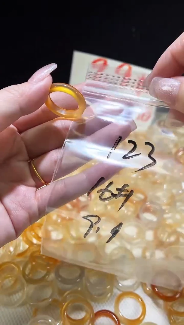 未镶嵌戒指玛瑙/玉髓123