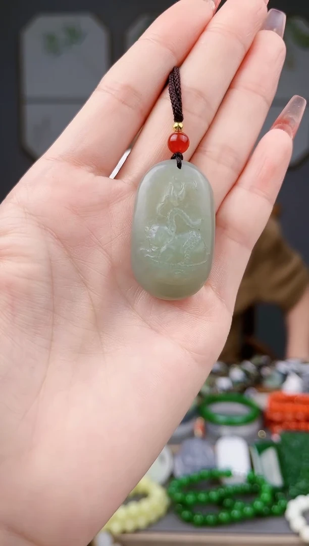 和田玉未镶嵌颈饰多样性发货   拍一单发一个