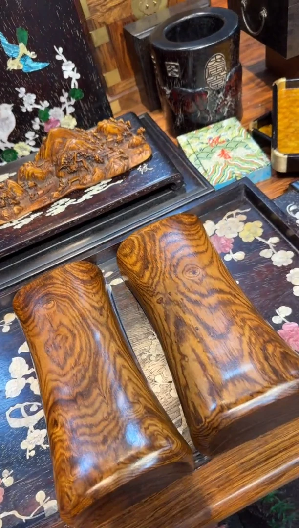 木颈椎枕纹理不一默认发货