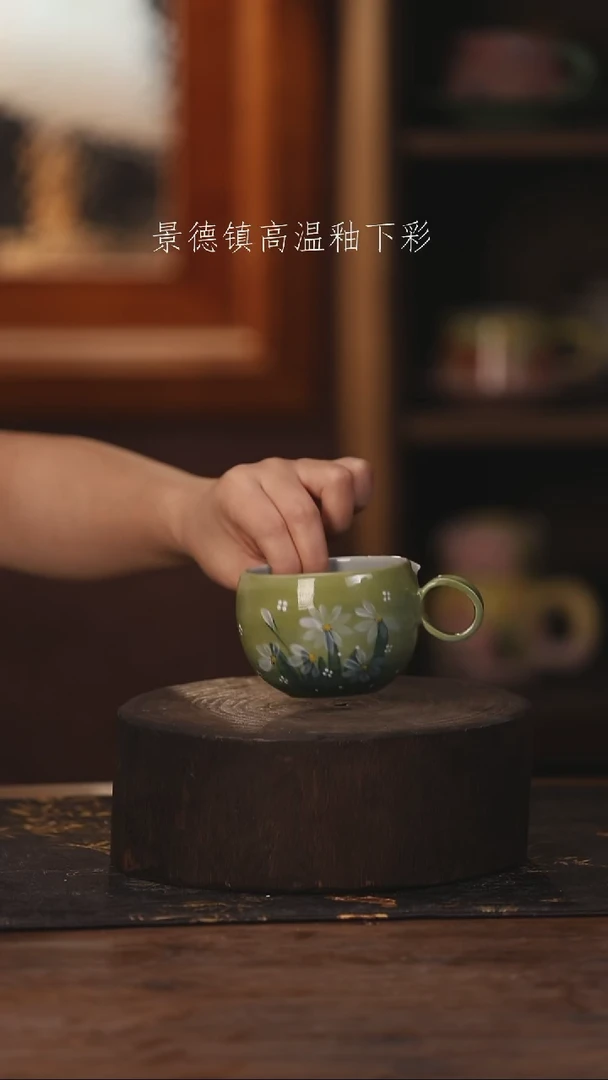 陶瓷景德镇高温釉下手绘陶瓷403