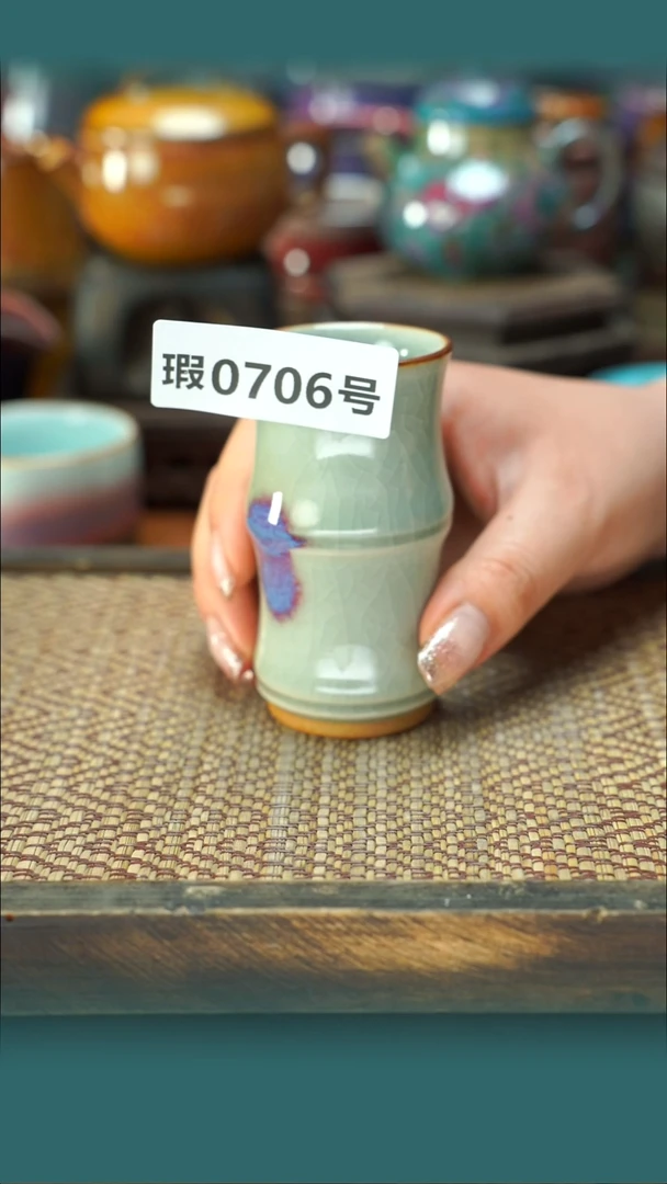 原产地原矿钧汝瓷杯壶706