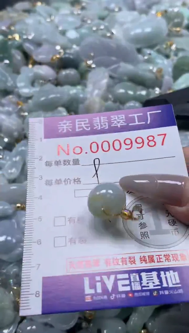颈饰未镶嵌翡翠9987