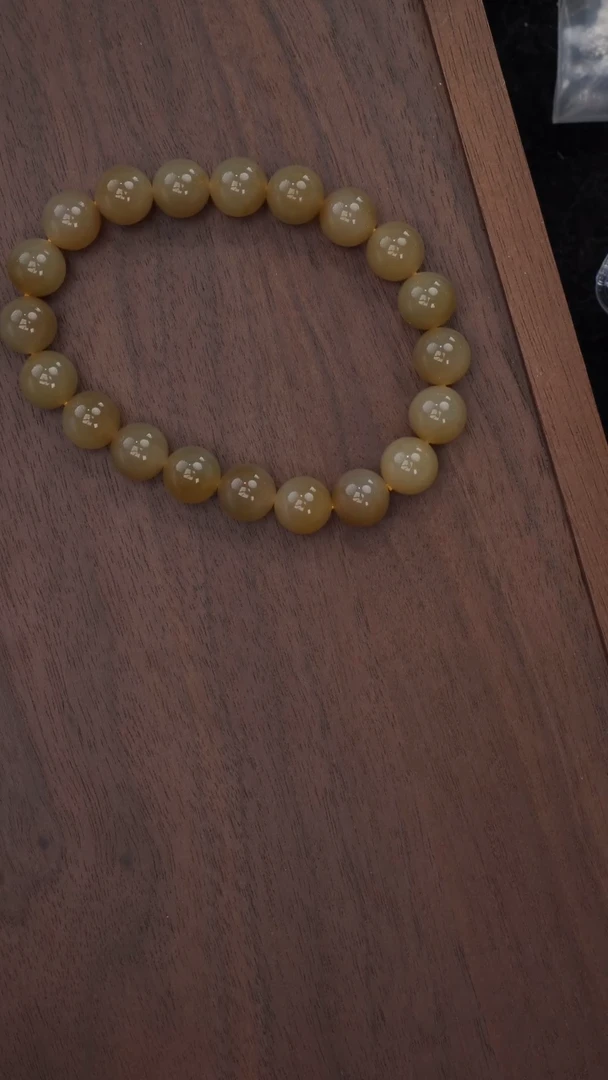 【闪购商品】和田玉手串未镶嵌唐料手串9m