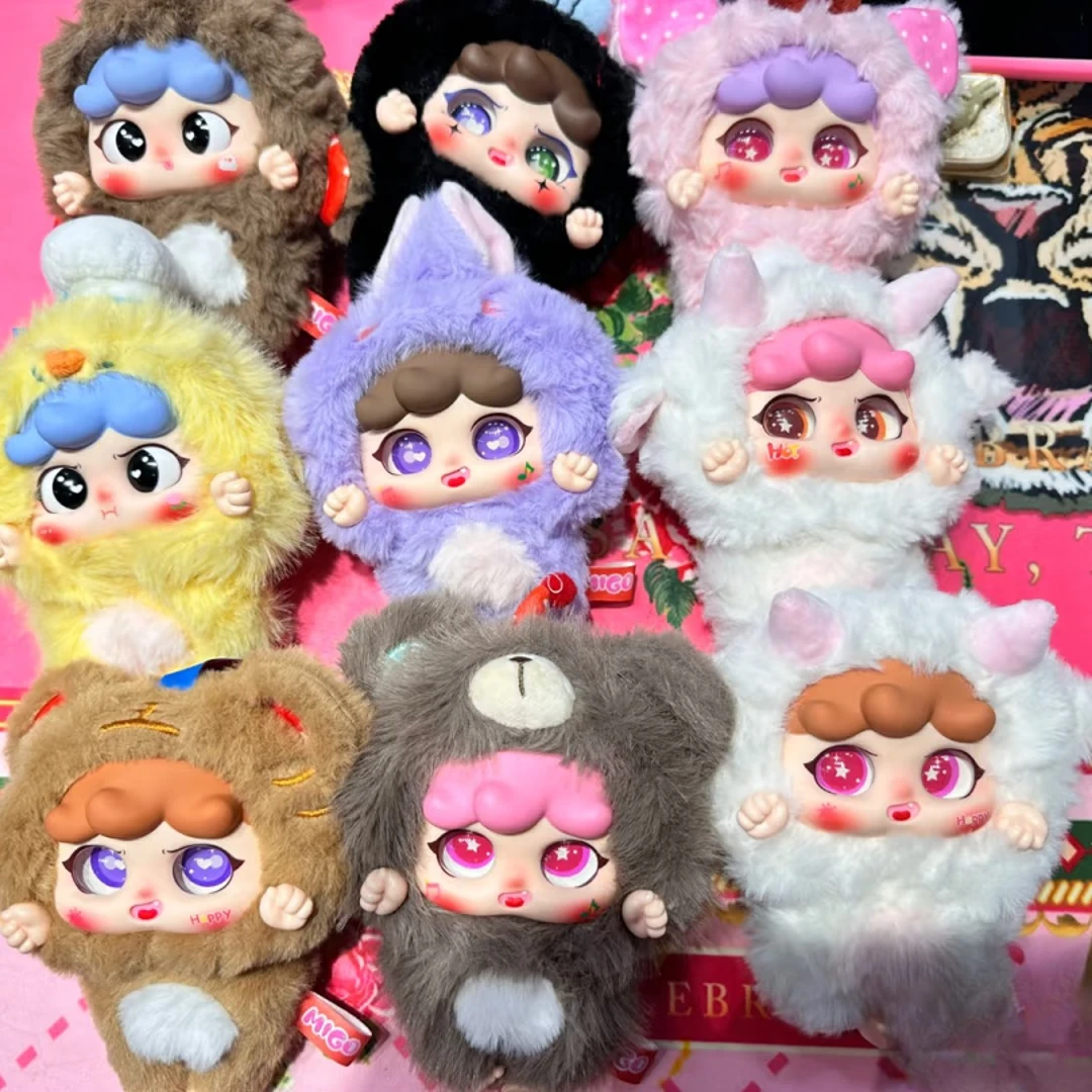 娃三岁Migo鬼鬼祟祟毛绒挂件盲盒潮玩