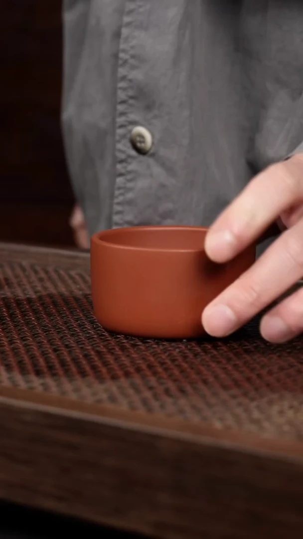 【闪购商品】紫砂茶杯底槽清矮杯