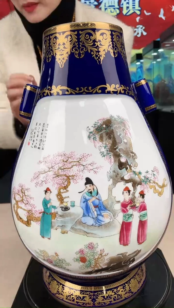 摆件瓷景德镇陶瓷16-23