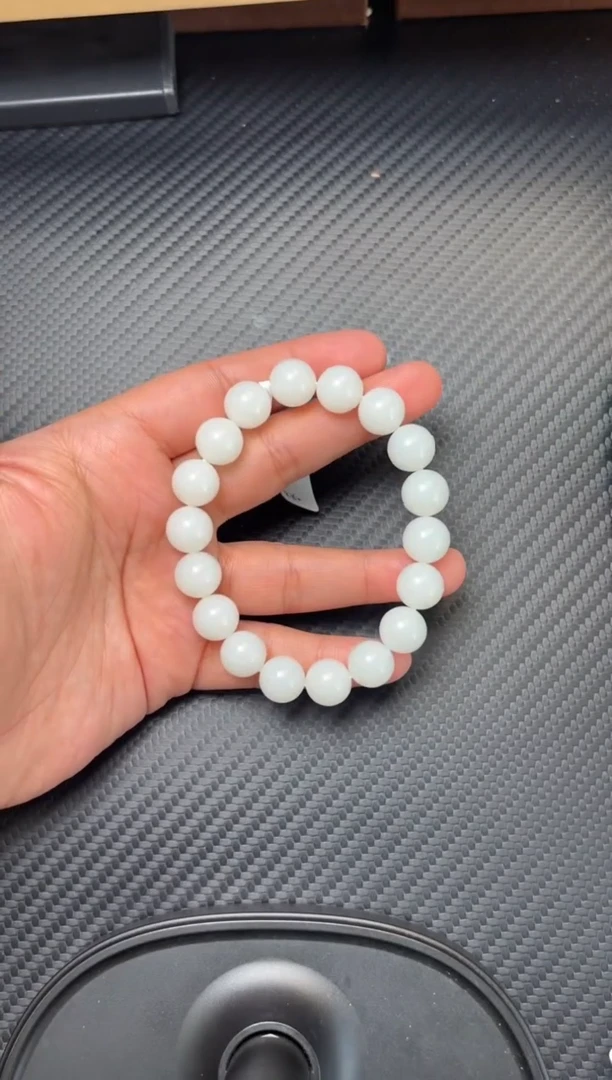 未镶嵌手串和田玉且末微色差天泰卡11H