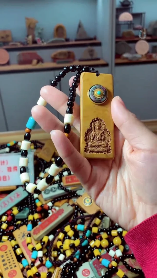 石材牛 石头把件挂件