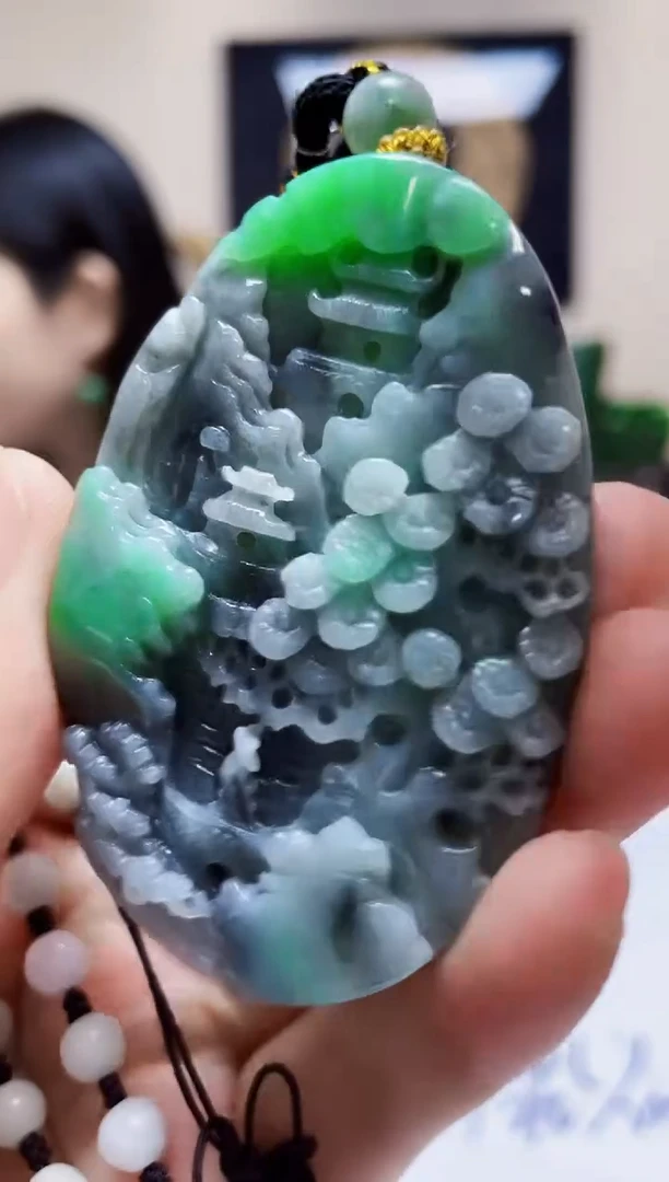 未镶嵌定制翡翠吊坠146