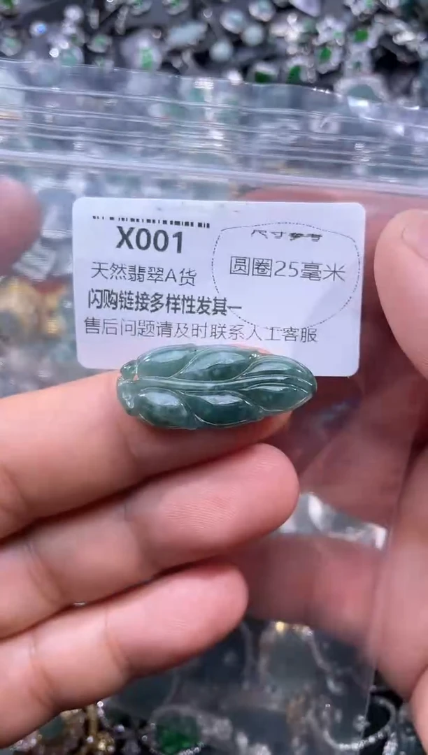 【闪购商品】翡翠颈饰未镶嵌X001有瑕疵