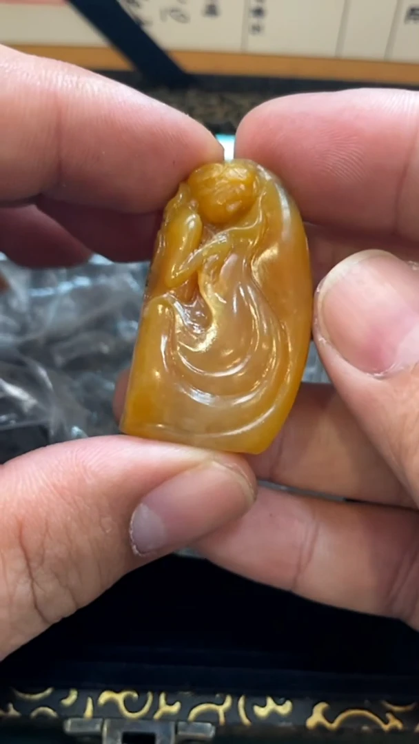 吊坠白玉菩提11240326-42