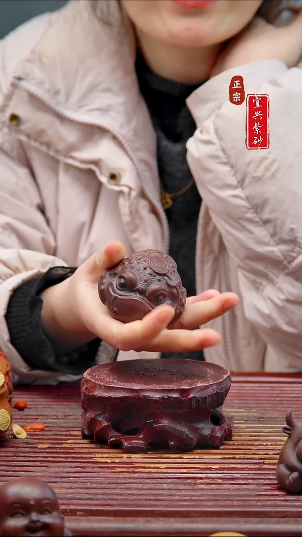 紫砂茶宠宜兴紫砂茶宠摆件