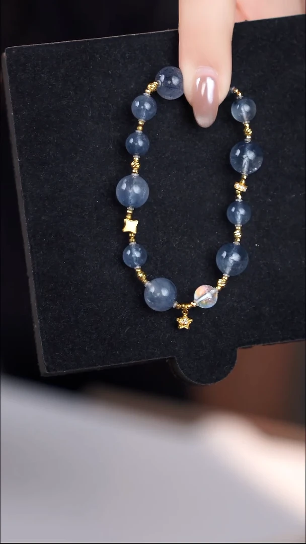 18K金镶嵌手链水晶@