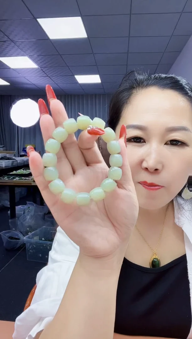 手串未镶嵌和田玉纯天然和田玉新疆且末高清白14