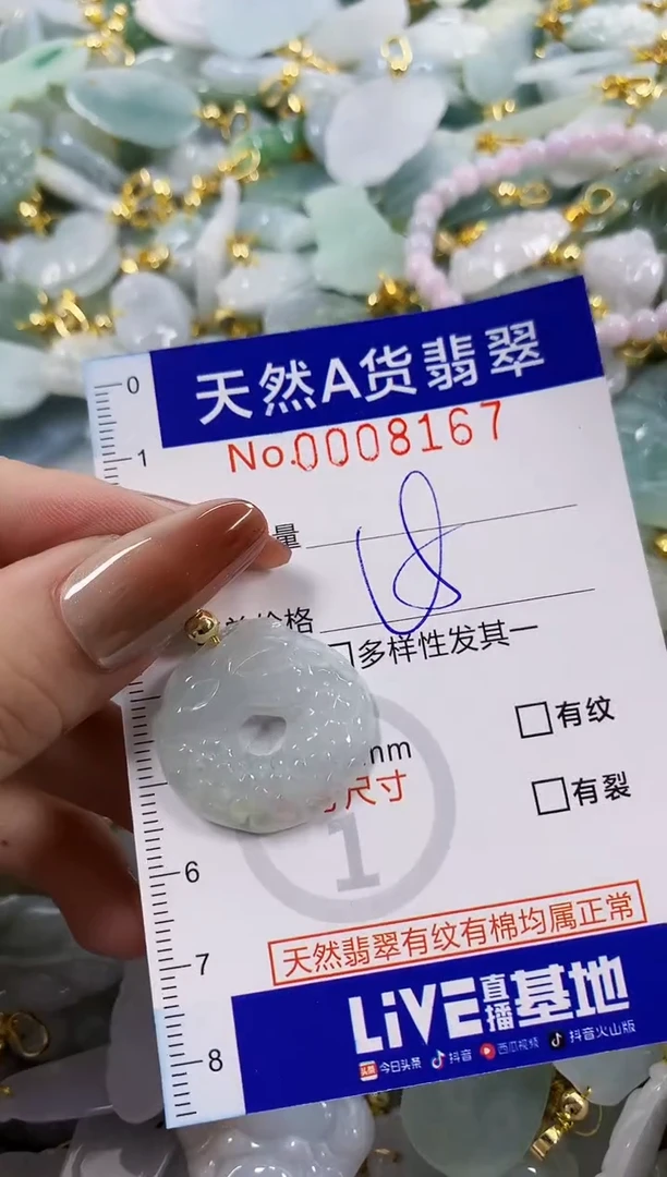 颈饰未镶嵌翡翠天然A货翡翠