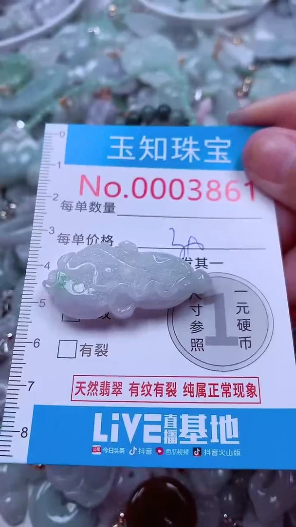 吊坠(不含链)未镶嵌翡翠3861