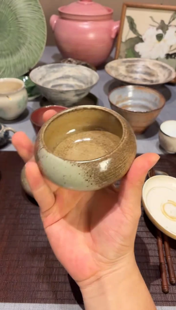 瓷片僡*195 手工 小罐1个