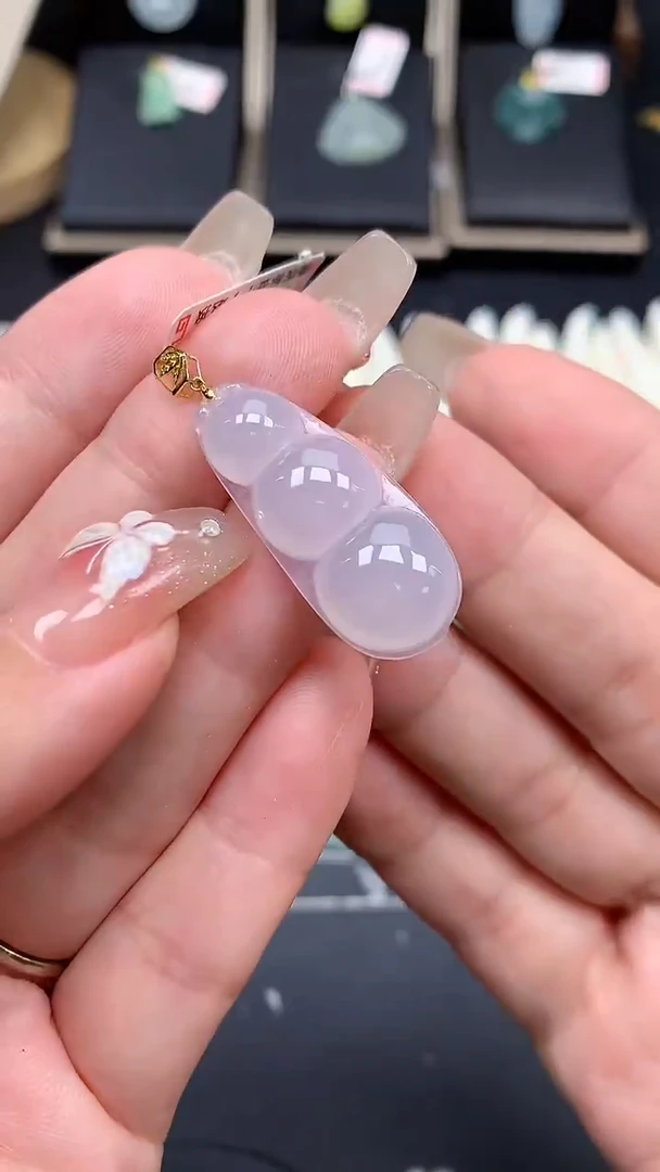 【闪购商品】翡翠吊坠(不含链)18K金镶嵌MS114140