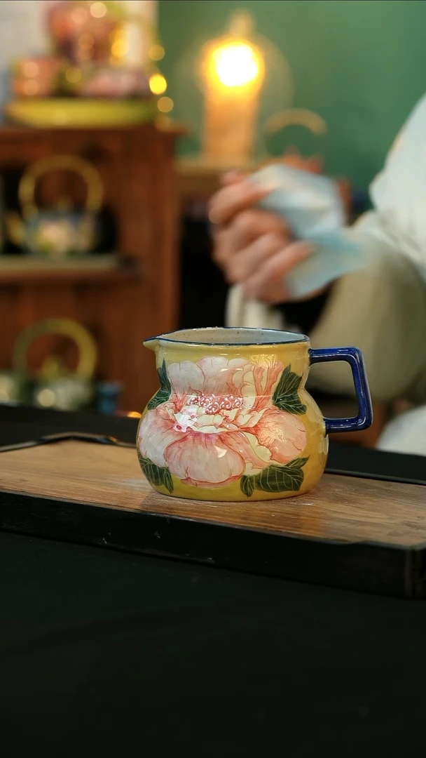 【闪购商品】杯手绘心瓷陶瓷浮力