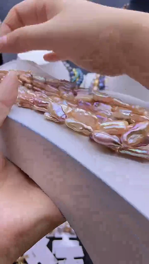 淡水珍珠未镶嵌颈饰1