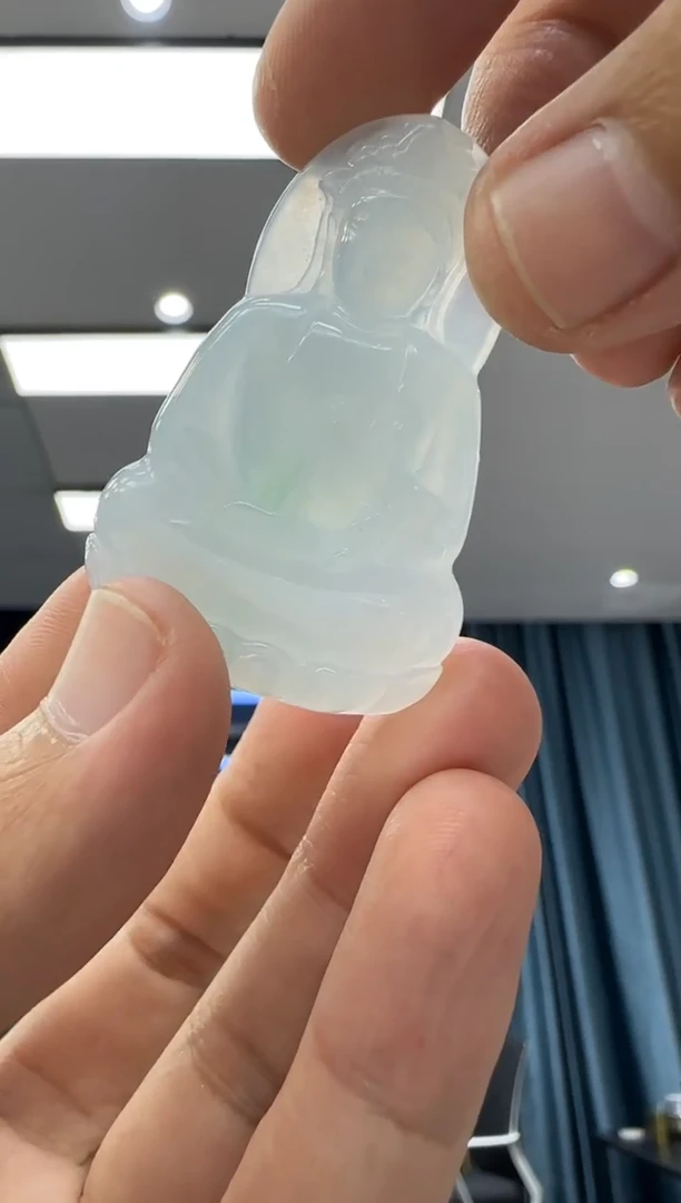 颈饰未镶嵌翡翠天然翡翠A货孤品一件