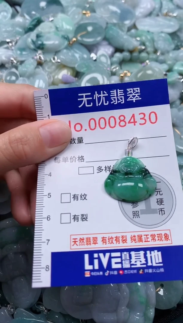 颈饰未镶嵌翡翠8430