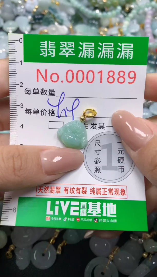 吊坠(不含链)未镶嵌翡翠1889