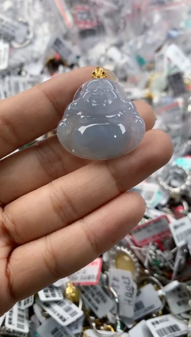 18K金镶嵌戒指翡翠4444----10