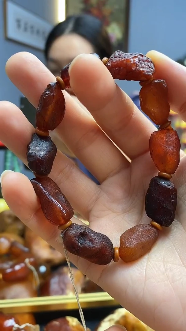 手链琥珀未镶嵌手串