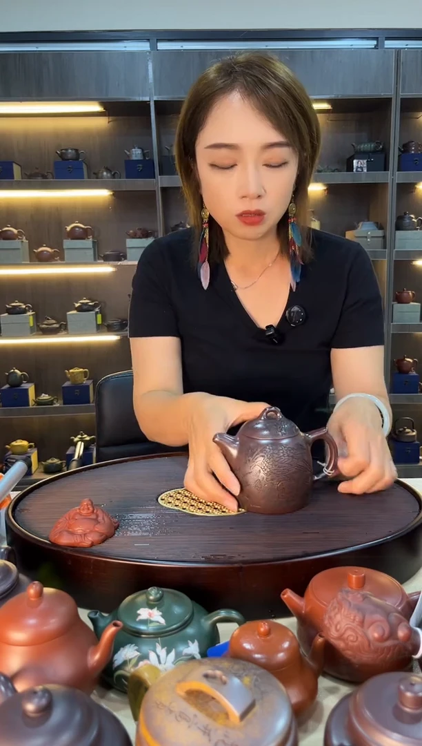 茶壶紫砂大鹏展翅秦权 石红