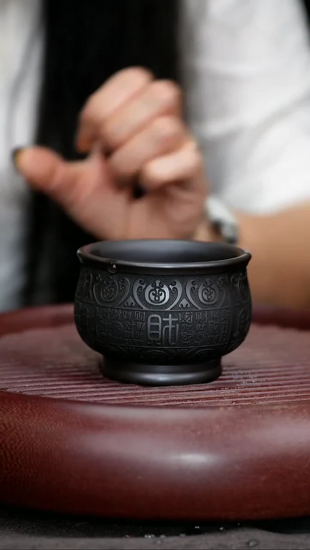 茶杯紫砂紫砂主人杯福利放漏