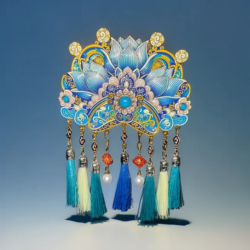 北魏蓝头冠AR互动冰箱贴伴手礼