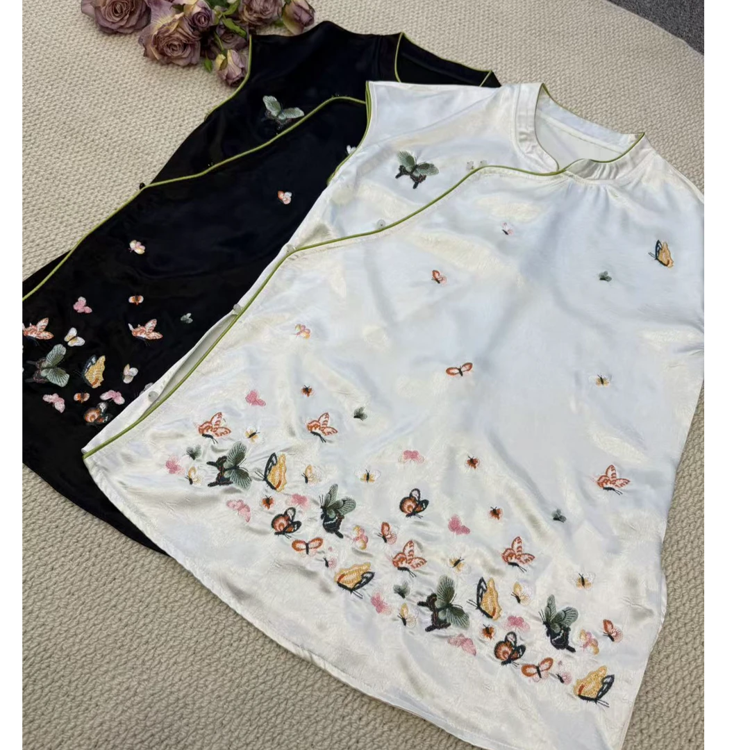 28037国风刺绣马夹背心