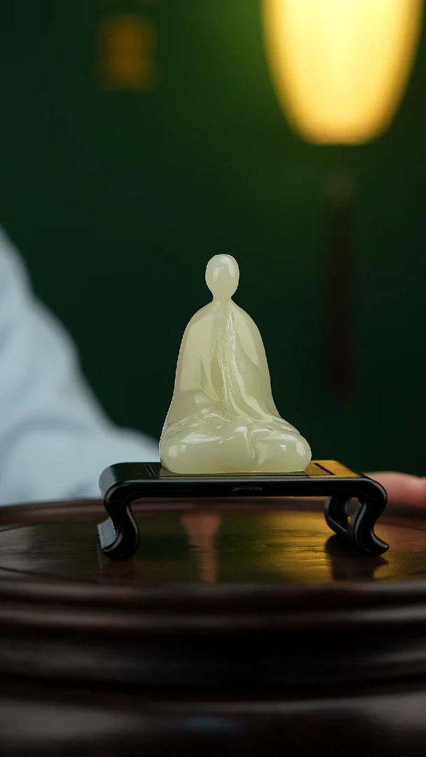 玉【无相佛】天然玉石摆件