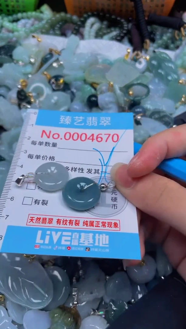 颈饰未镶嵌翡翠4670