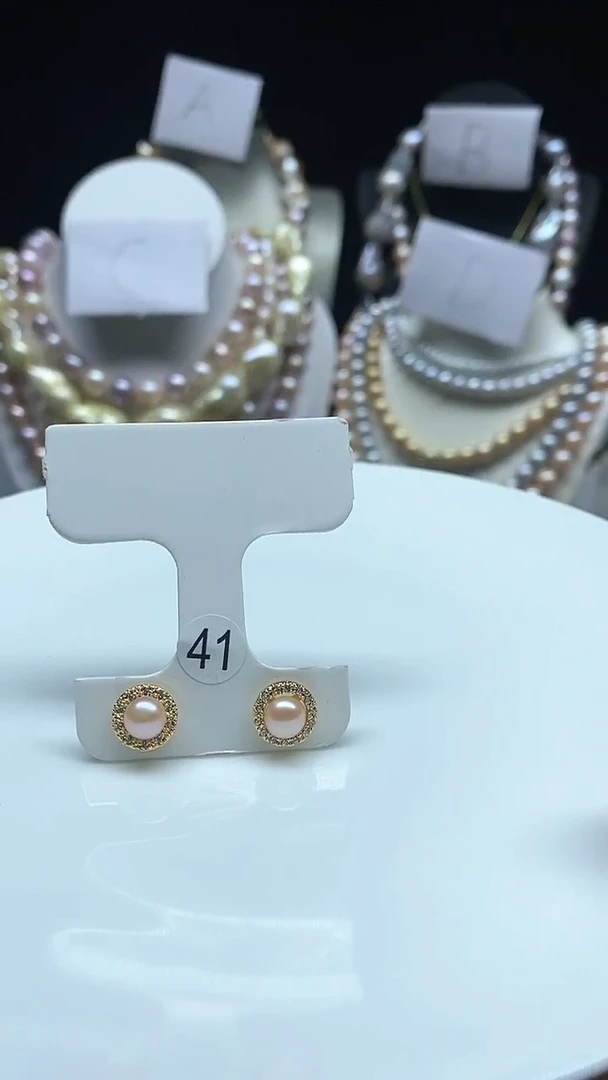 【闪购商品】淡水珍珠耳饰未镶嵌多人